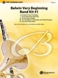 Belwin Very Beginning Band Kit No. 1 Concert Band sheet music cover